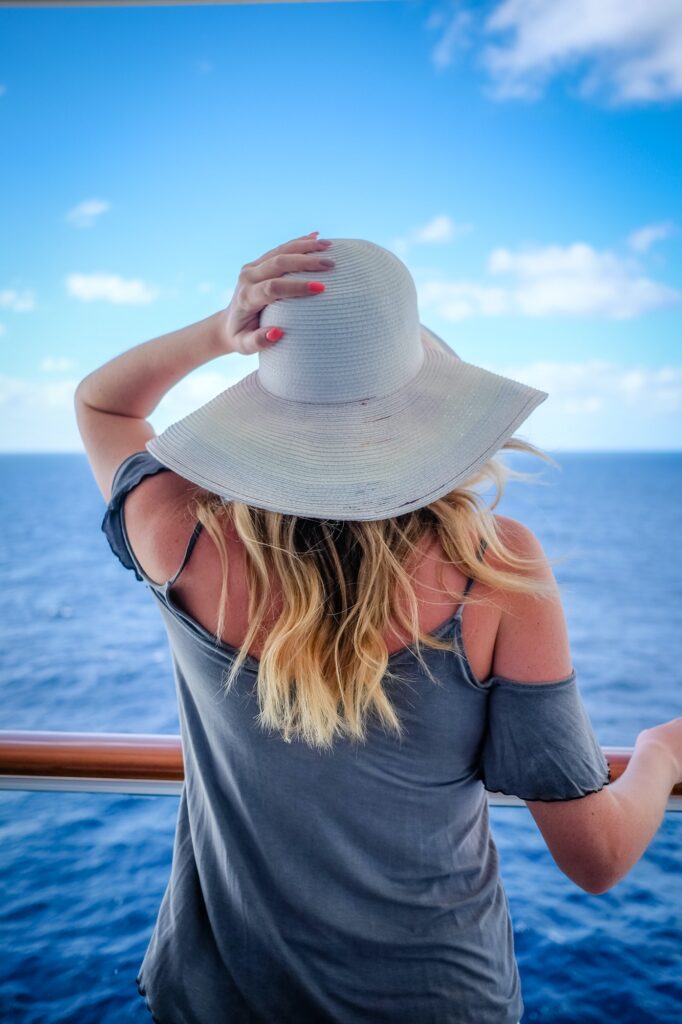 Cruise ship balcony